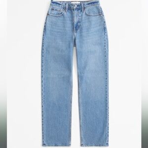 Abercrombie High Rise Vintage Straight Jean 26 short